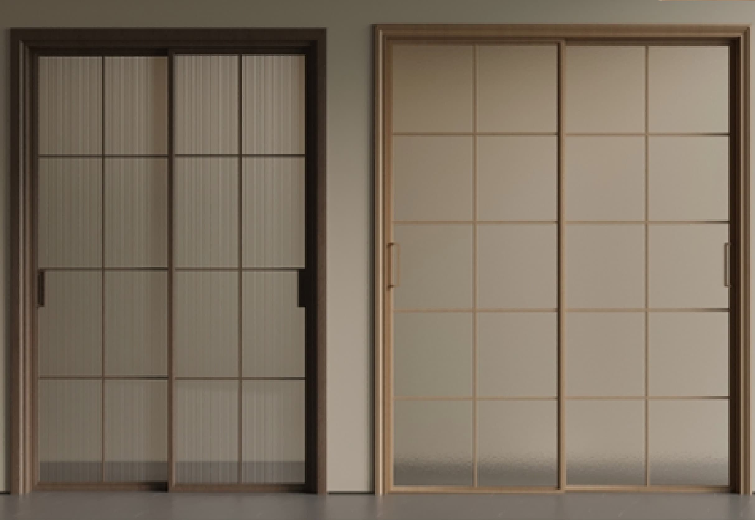 Shoji sliding doors