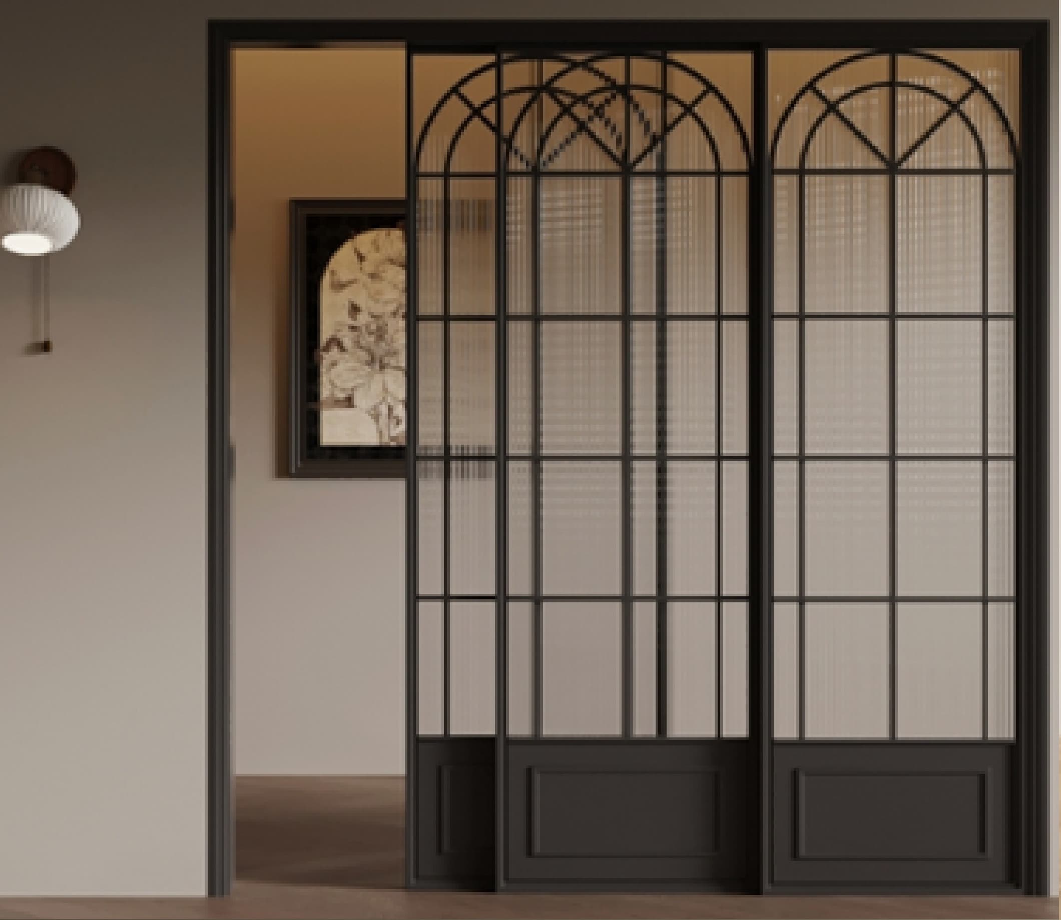 Tall sliding doors